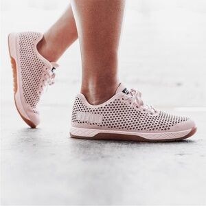 Blush Suede Nobull trainers